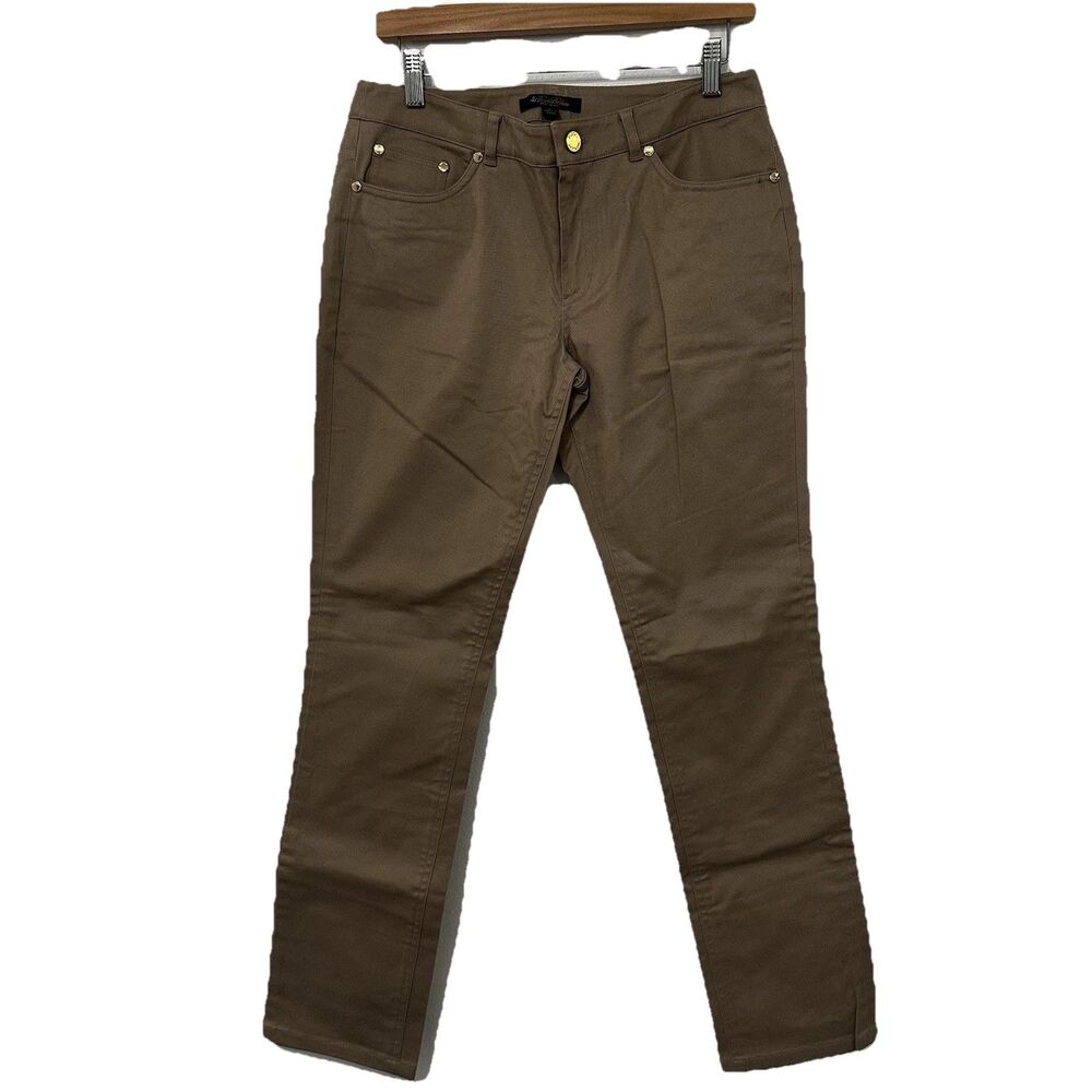 Brooks Brothers Women’s Natalie Fit Camel Tan Casual Riding Pants 6